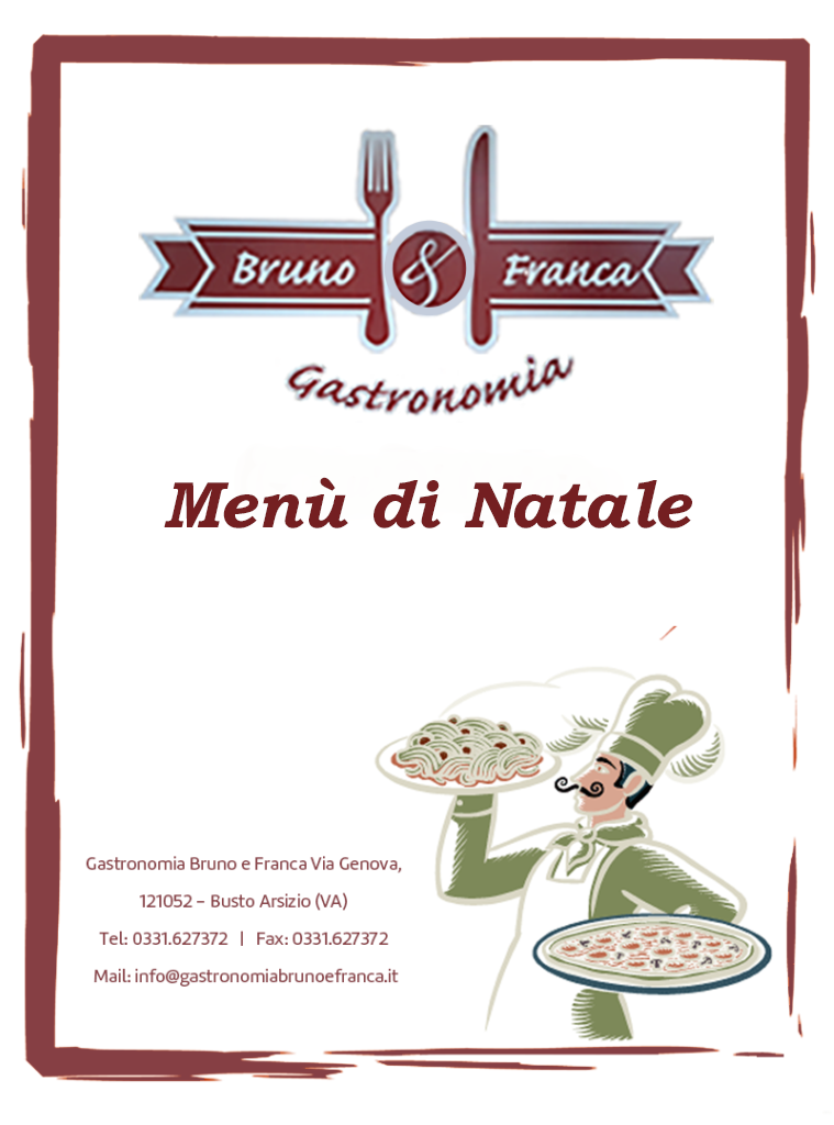 Menu Di Natale Gastronomia.Menu Di San Valentino Gastronomia Bruno E Franca